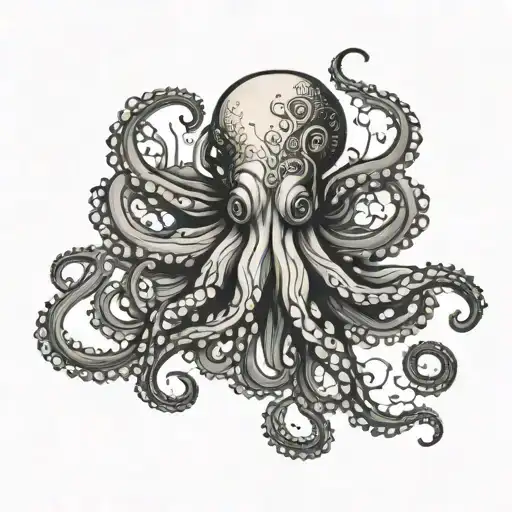 octopus tattoo design idea