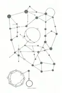 dot libra plus taurus constellations representing the client's zodiac tattoo design idea