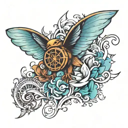diligence tattoo design idea