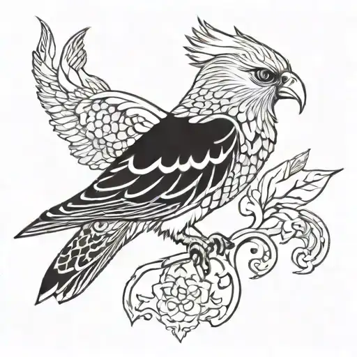 adler tattoo design idea