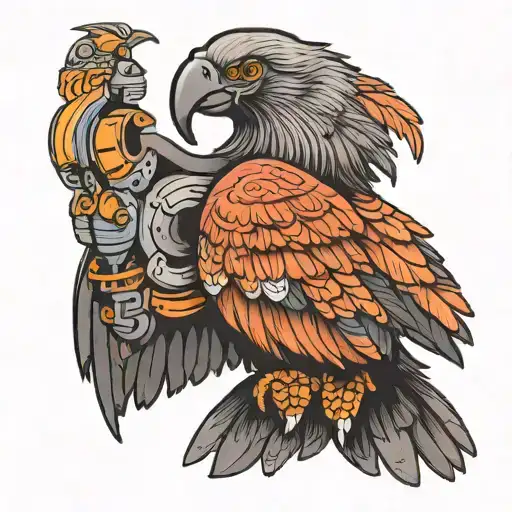 Andean condor tattoo design idea