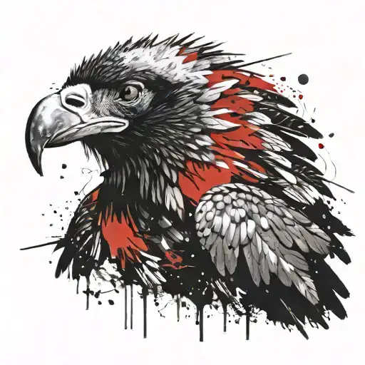 Andean condor tattoo design idea