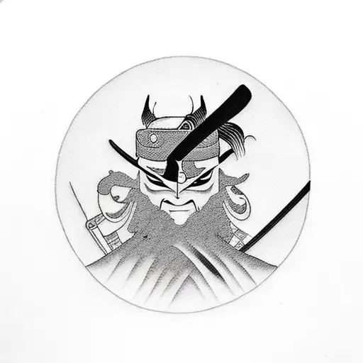 samurai Jack tattoo design idea