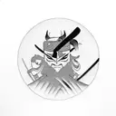 samurai Jack tattoo design idea