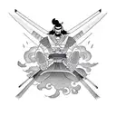 samurai Jack tattoo design idea