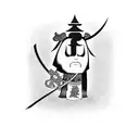 samurai Jack tattoo design idea