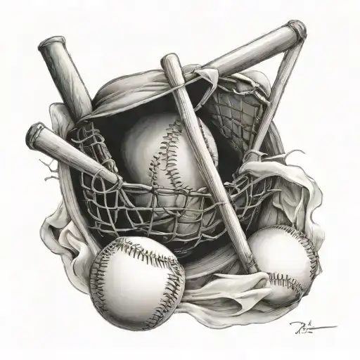 baseball seams  tattoo design idea