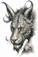 Chimera tattoo design idea