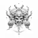 Dionysus tattoo design idea