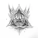 "Deathly Hallows", full sleeve, Hogwarts, "tale of the three brothers" tattoo design idea