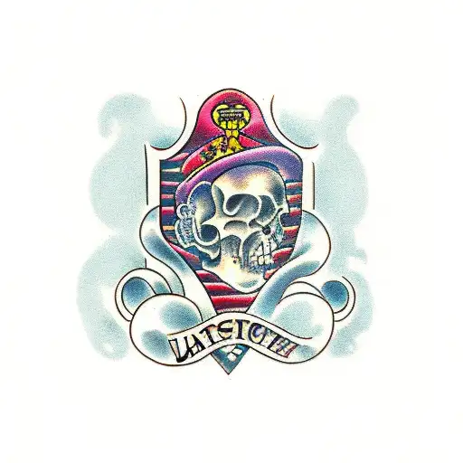 last name  tattoo design idea