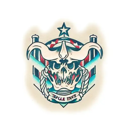 double R tattoo design idea