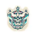 double R tattoo design idea