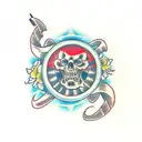 double R tattoo design idea