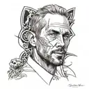 PAUL WALKER tattoo design idea