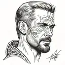 PAUL WALKER tattoo design idea