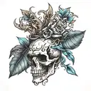 dirty roots tattoo design idea