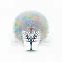 Tree of life where i lost my son but the life goes on and we have daughter and planning to have more kids tattoo design idea