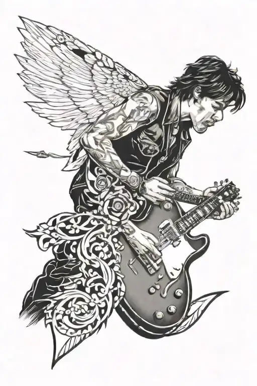foo fighters, paolo nutini, elvis presley, frank sinatra tattoo design idea