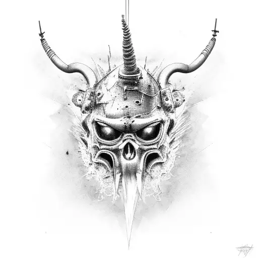 twisted metal tattoo design idea