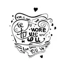 the words I love you, I love you more, i love you most, impossible staked  tattoo design idea