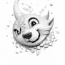 cheery with "Ben" name and 7.10 date tattoo design idea