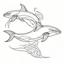 orca tattoo design idea