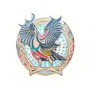 turkey tattoo design idea