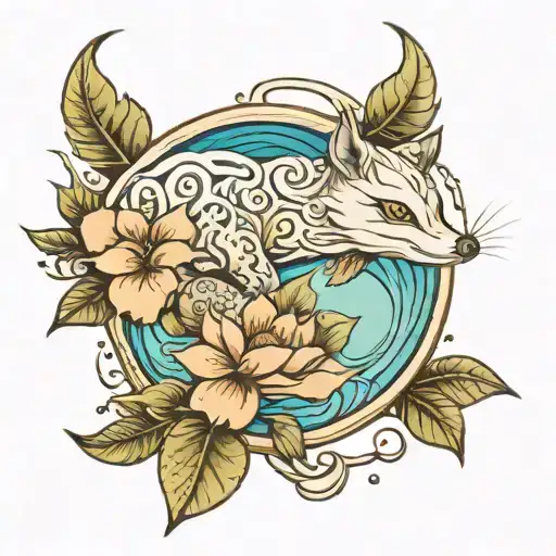 Pond milk tattoo design idea