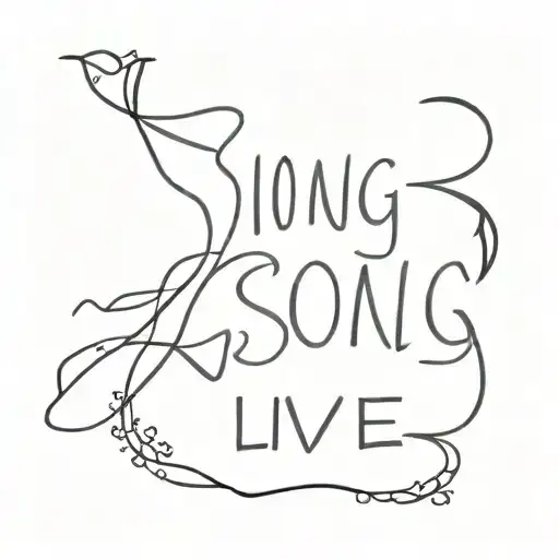 the song long live and change by Taylor swift  tattoo design idea