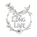 the song long live and change by Taylor swift  tattoo design idea