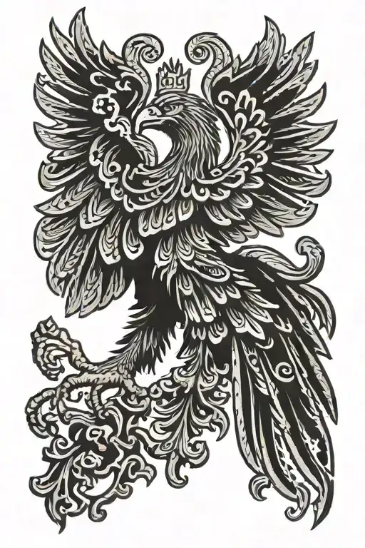 Polish Eagle tattoo design idea