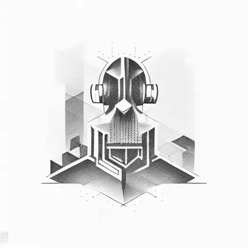 steel worker tattoo design idea