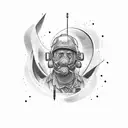 steel worker tattoo design idea