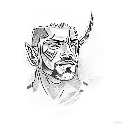 Roman Reigns tattoo design idea