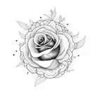 rosas con tunas tattoo design idea