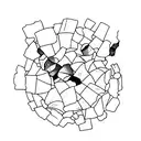 broken wine glass  tattoo design idea