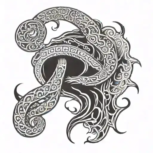 dark mark, viking style  tattoo design idea