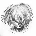 kaneki ken tattoo design idea