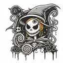 nightmare before Christmas  tattoo design idea