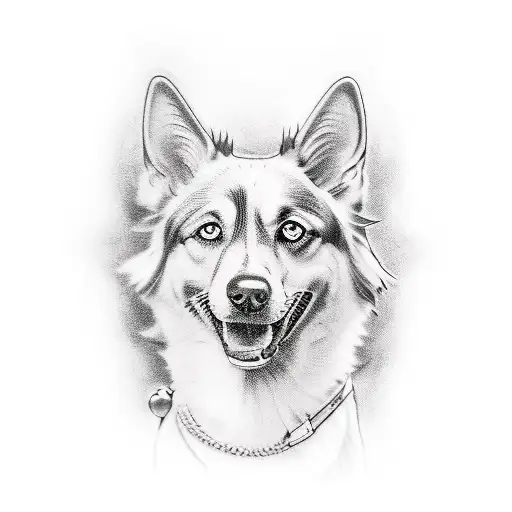 Hecate and Devid Dog tattoo design idea