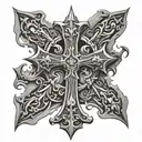 cross leviathan cross tattoo design idea