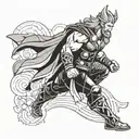 Thor Ragnarok tattoo design idea