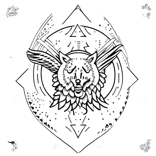 biblical  tattoo design idea