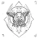 biblical  tattoo design idea