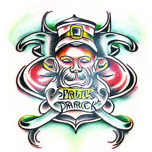 st. patricks day tattoo design idea