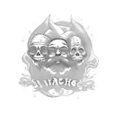 cheech and chong tattoo design idea