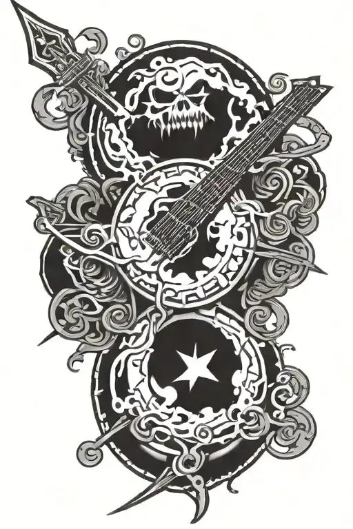 metallica tattoo design idea