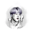Jimin from BTS tattoo design idea