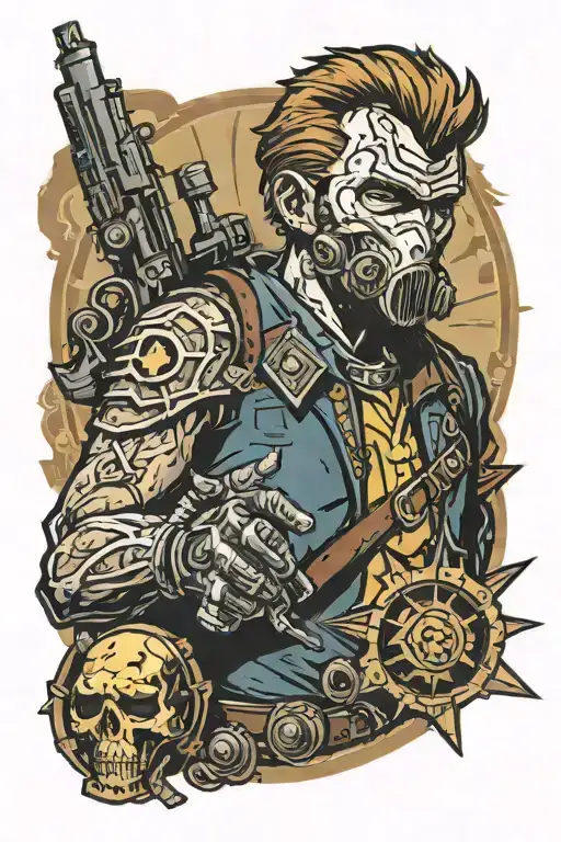 fallout new vegas tattoo design idea